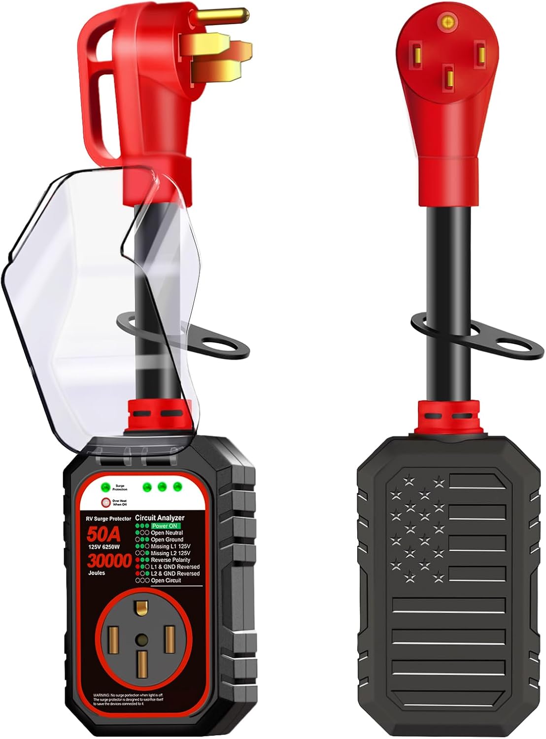 Protector sobretensiones RV 50Amp 30000J analizador circuito