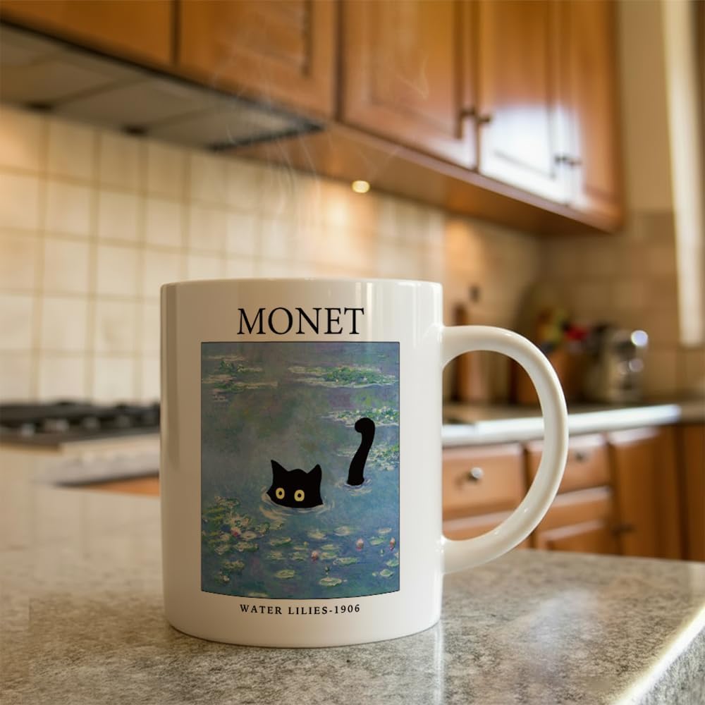 Taza clásica nenúfares de agua regalo artistas y amantes del arte