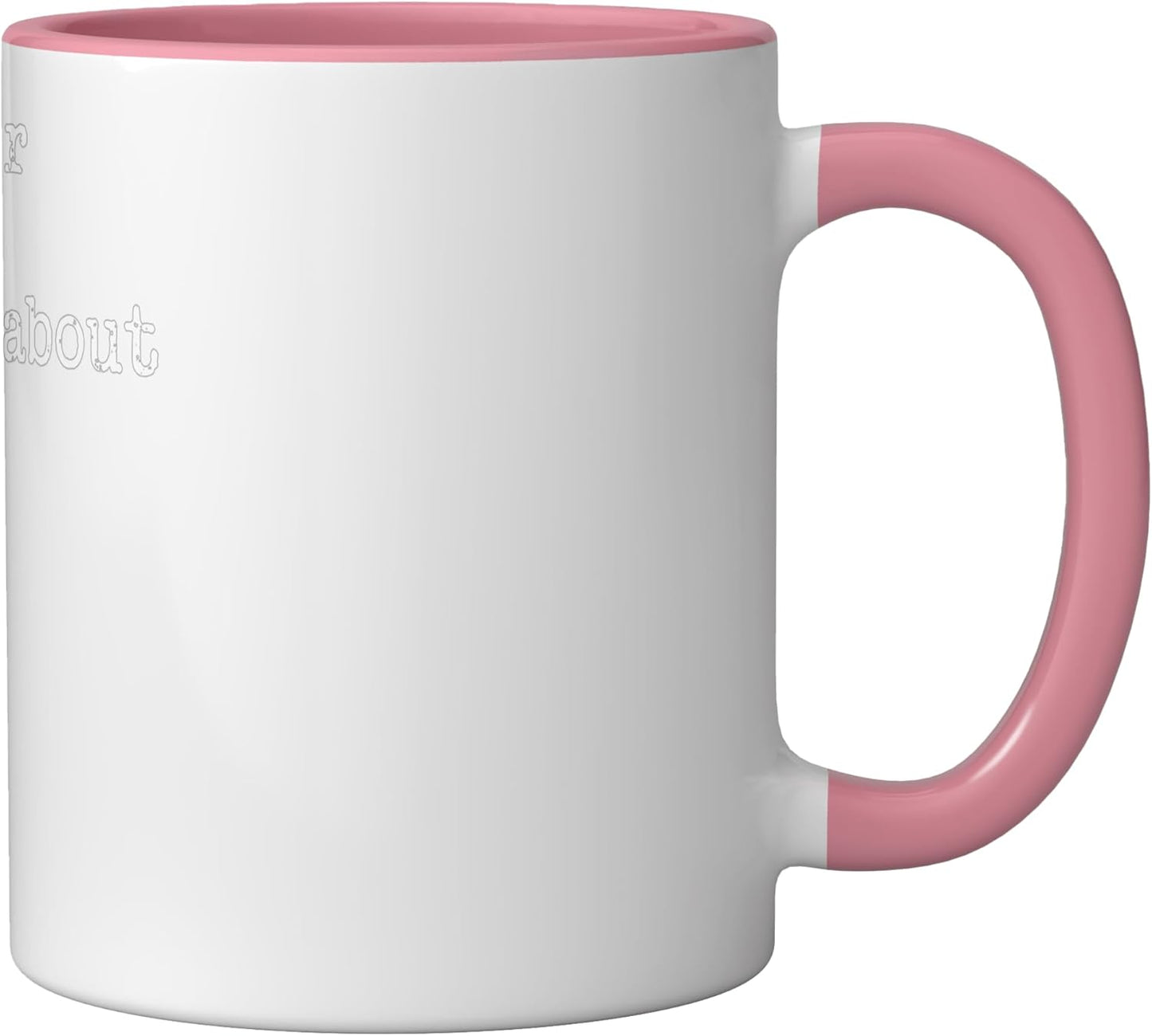 Taza Cerámica para Fiesta Bebida Rosa/Blanco