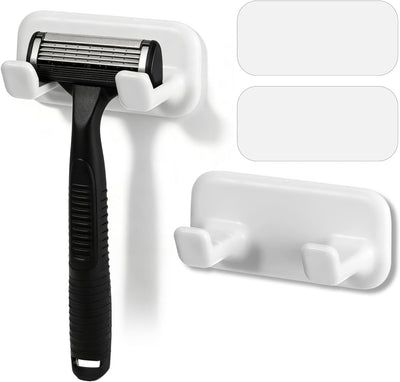 2 Soportes Autoadhesivos Ducha Impermeables Reutilizables