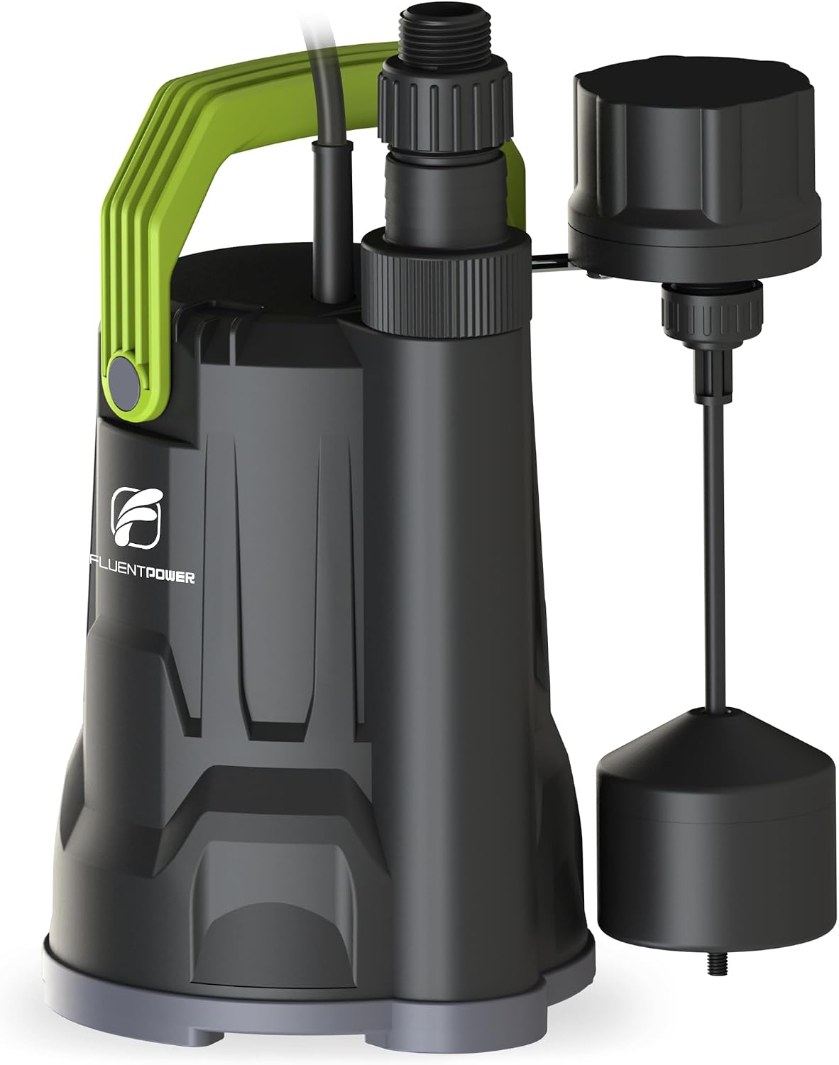 Bomba sumergible 3/4 HP 3000 GPH con flotador para piscina jardín