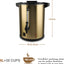 Set 3 Chafer Acero Inox 8qt con Cafetera 6l 38 Tazas Oro