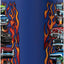 Botella de agua acero inoxidable aislada Car Madness coches clásicos