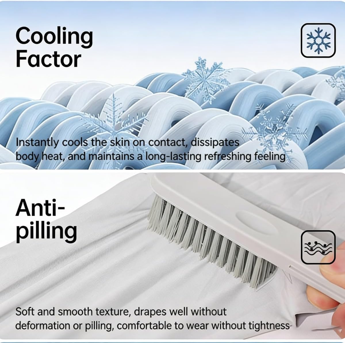Mangas enfriamiento UPF50 protección solar seda hielo