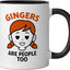 Taza cerámica humor ginger black/white