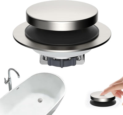 Tapón drenaje bañera metal 3en1 cesta filtro