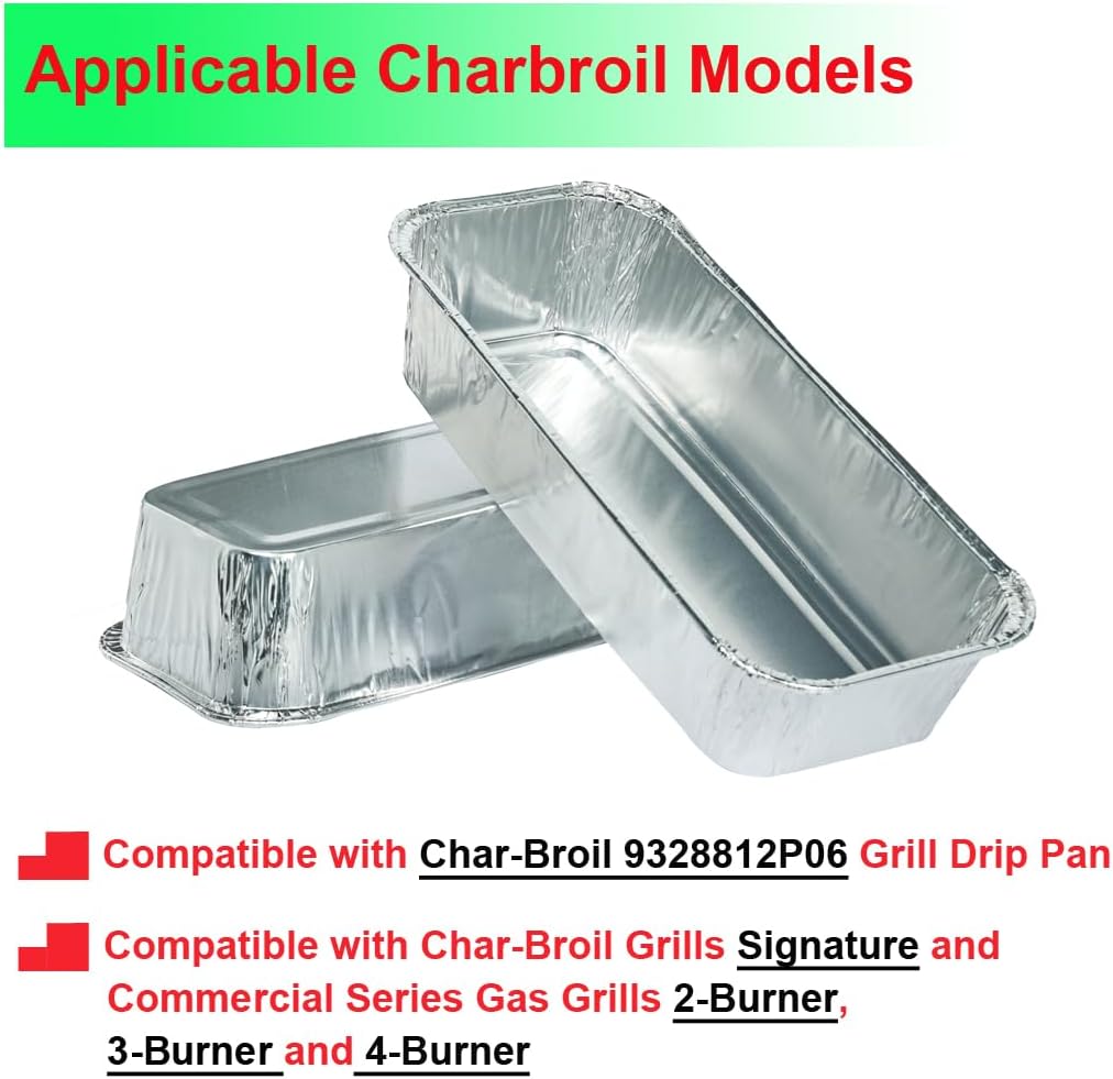 Bandeja goteo repuesto CharBroil con 12 papel aluminio