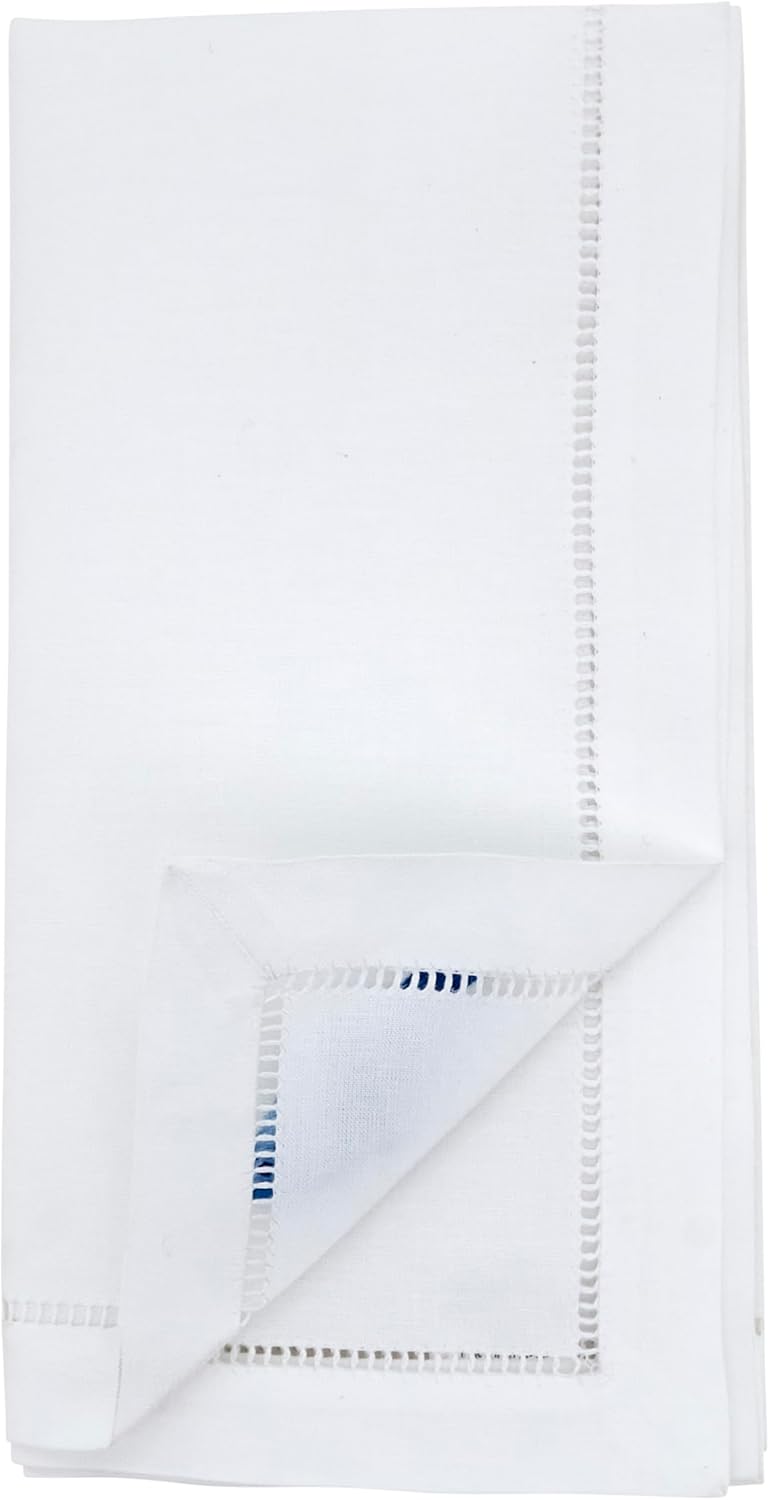 Set 6 Servilletas Algodón Bordadas Motivo Costa 20x20pulg