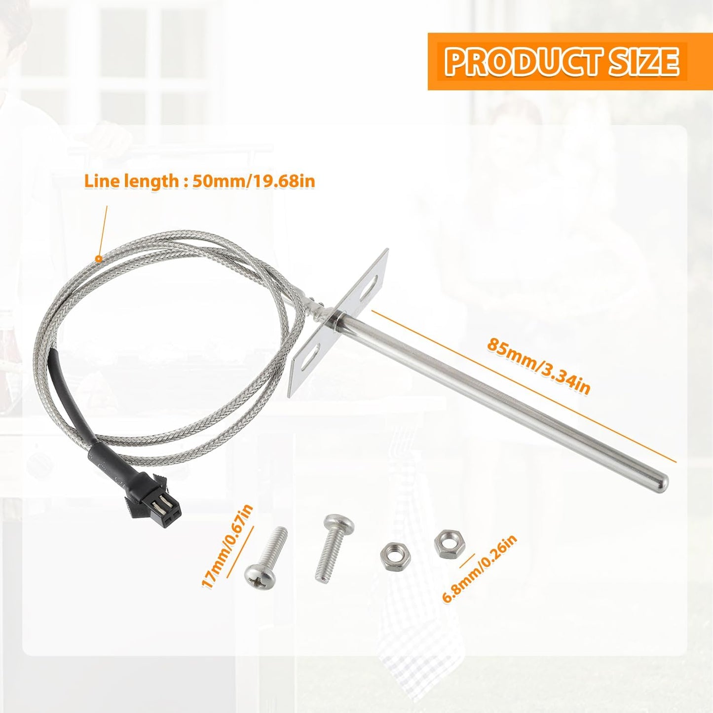 Sensor temperatura RTD para parrilla Pit Boss PB1000XL