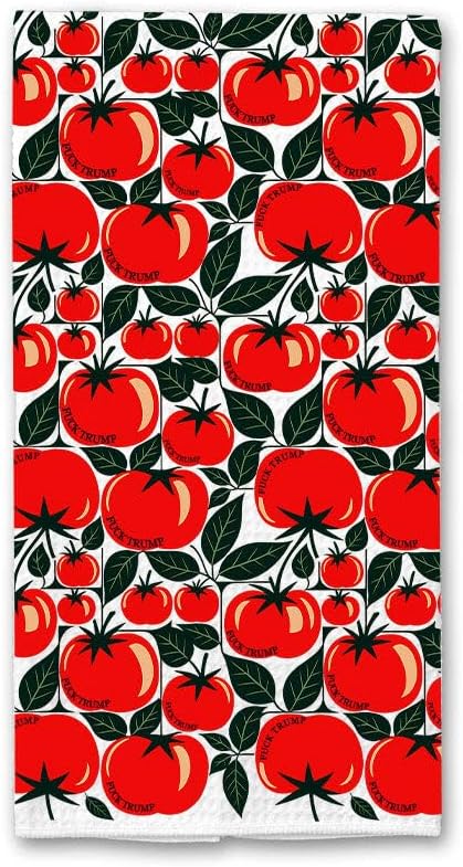 Toalla de cocina con diseño político Mid Century Mod