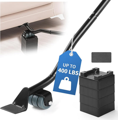 Juego herramientas elevadoras muebles 400lb palanca acero