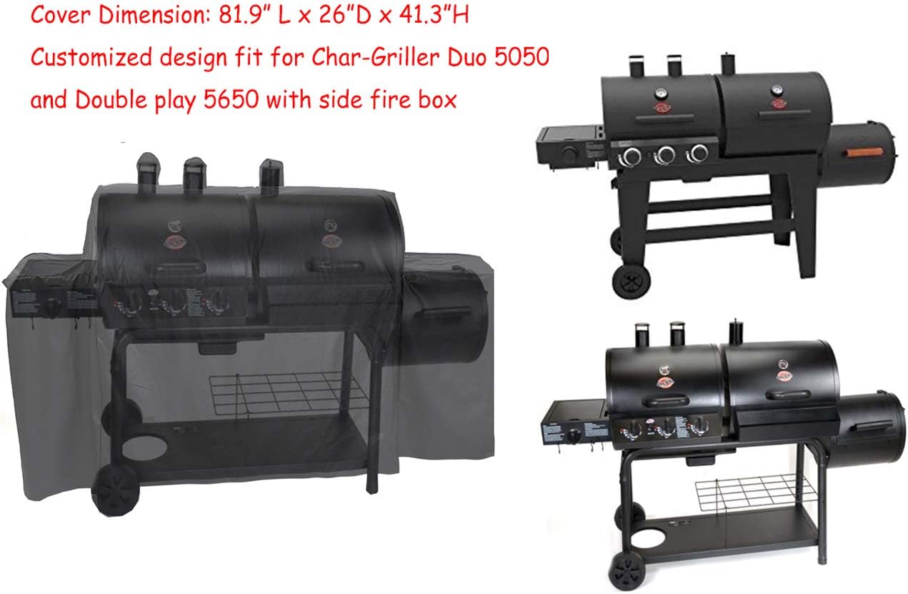 Cubierta parrilla impermeable resistente Char-Griller Duo 5050/5650