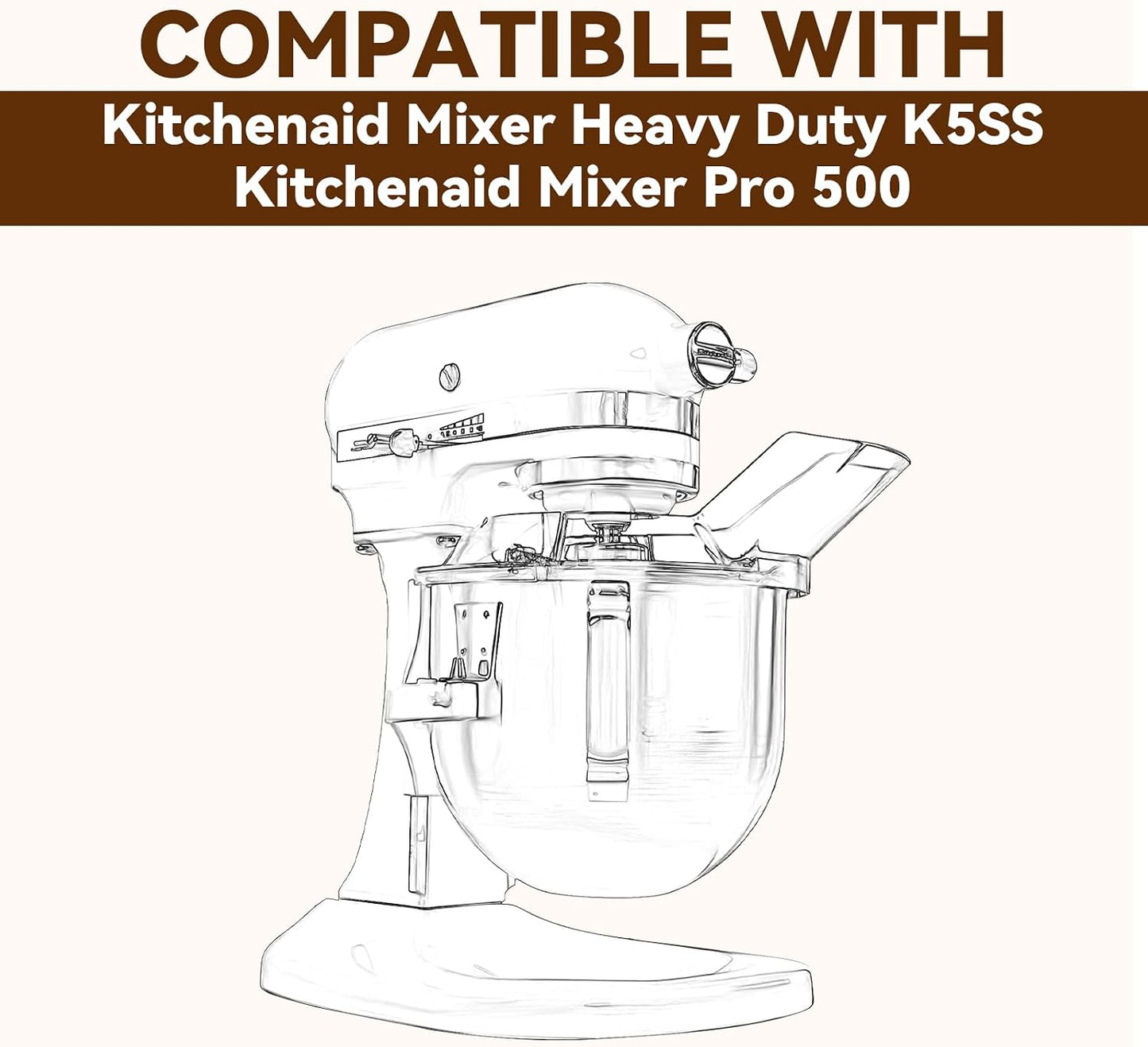 Deslizador batidora KitchenAid comp K5SS y Pro 500