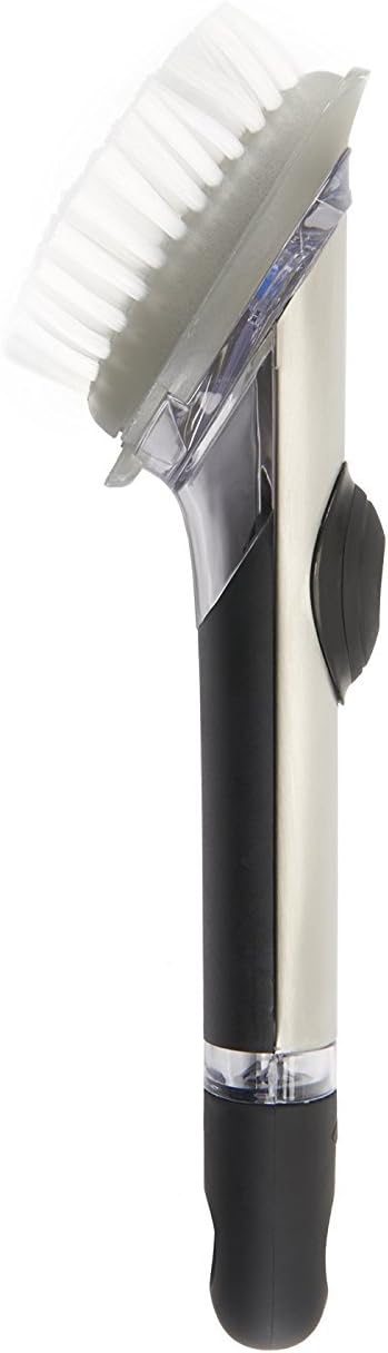 Cepillo dispensador jabón SteeL set 2