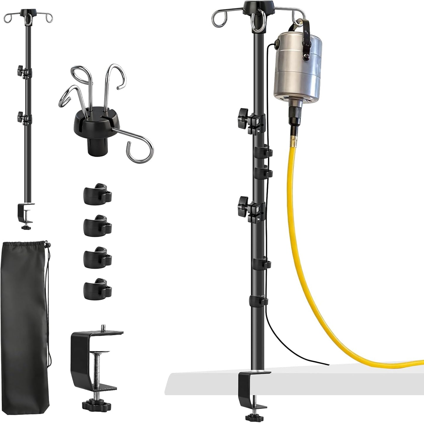 Percha Giratoria Soporte Eje Flexible Abrazadera Mesa Comp Foredom