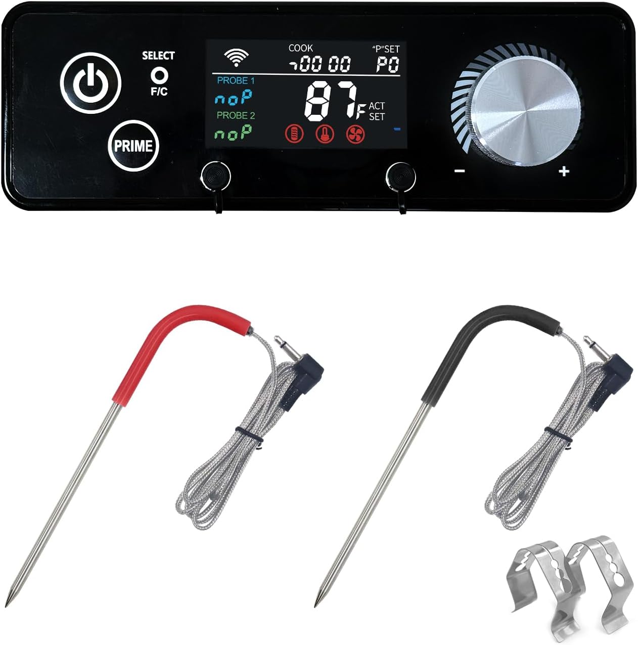 Controlador PID WiFi Pit Boss con app 4 modos sondas carne