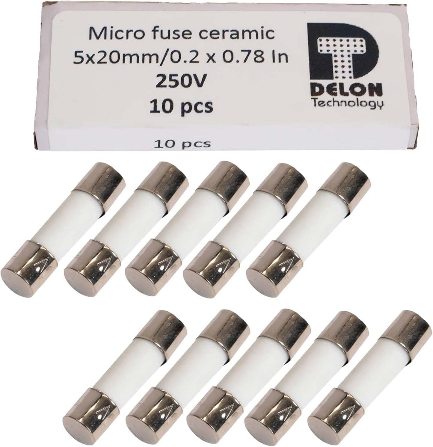 Fusibles cerámica 2.5A 250V paquete 10