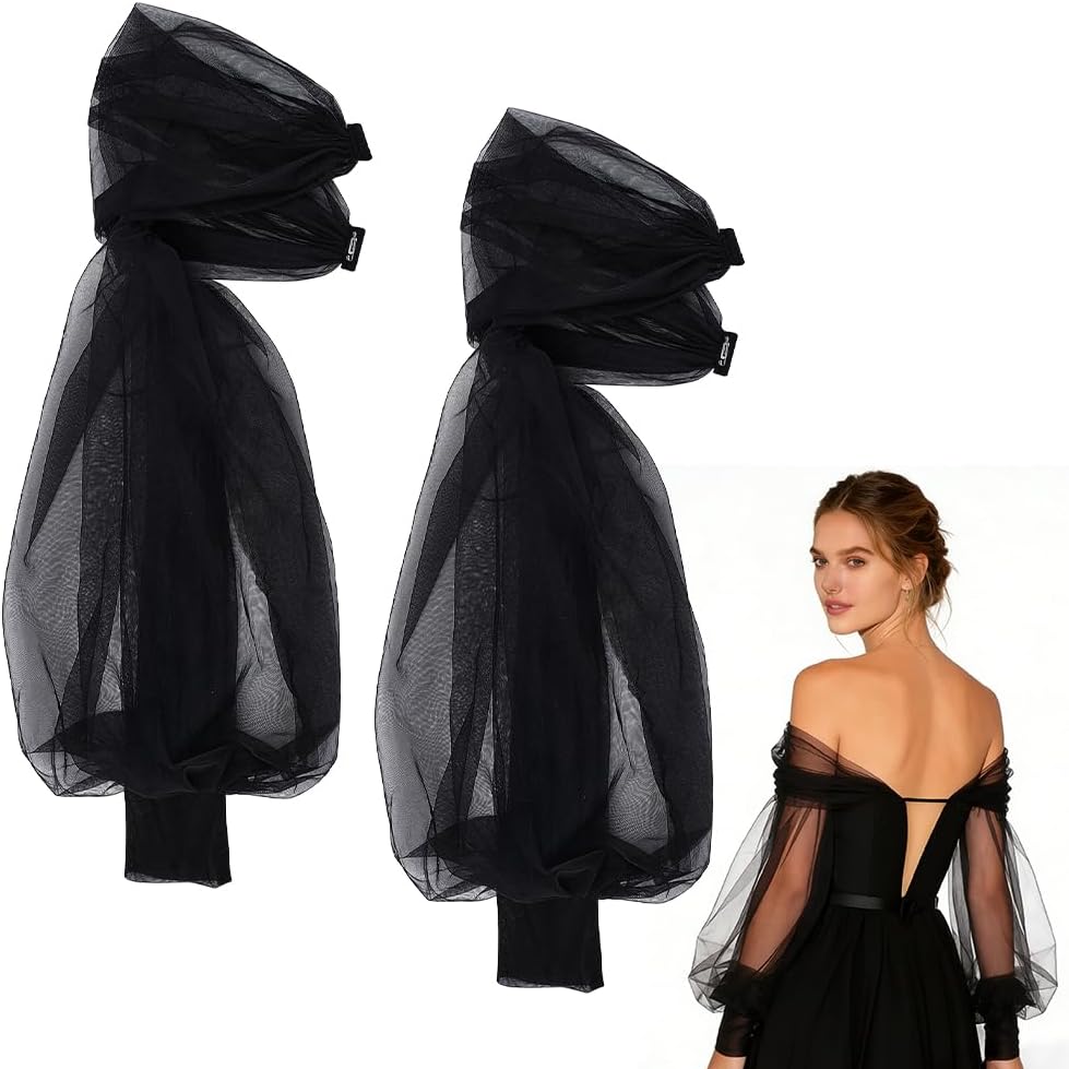 2 Fundas Desmontables Bodas Mangas Tul Novia