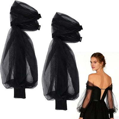 2 Fundas Desmontables Bodas Mangas Tul Novia