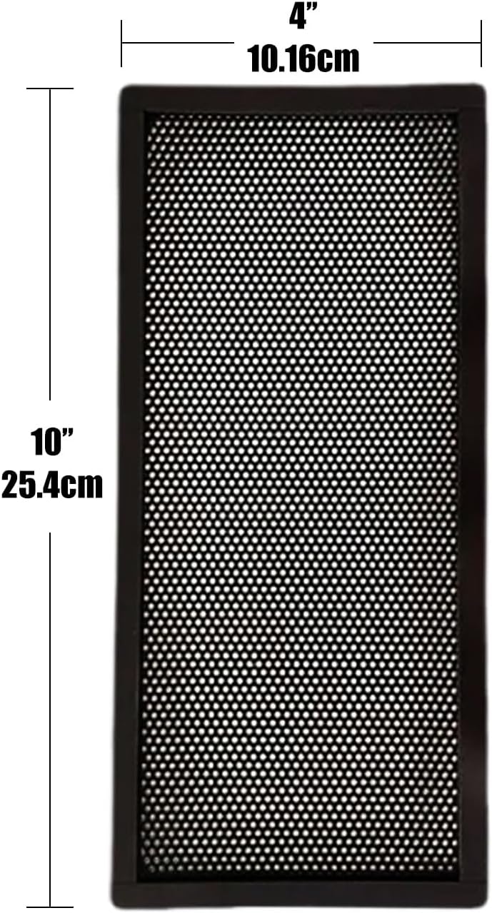 2 Cubiertas Magnéticas Ventilación 4x10pulg para Suelo y Pared