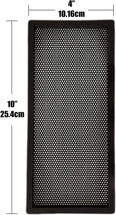 2 Cubiertas Magnéticas Ventilación 4x10pulg para Suelo y Pared
