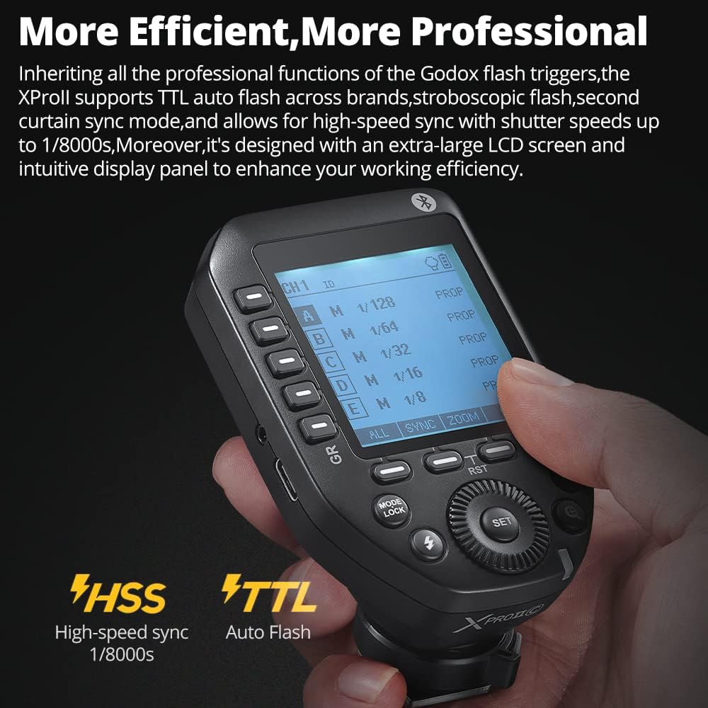 Disparador XproII-N para Nikon inalámbrico TTL Bluetooth