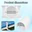 Tapa ventilación radón tubería 3pulg PVC cubierta techo
