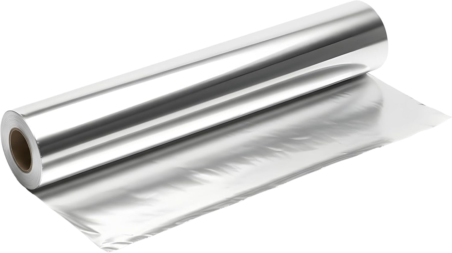 Papel aluminio 18pulg x500pies paq 1unidad