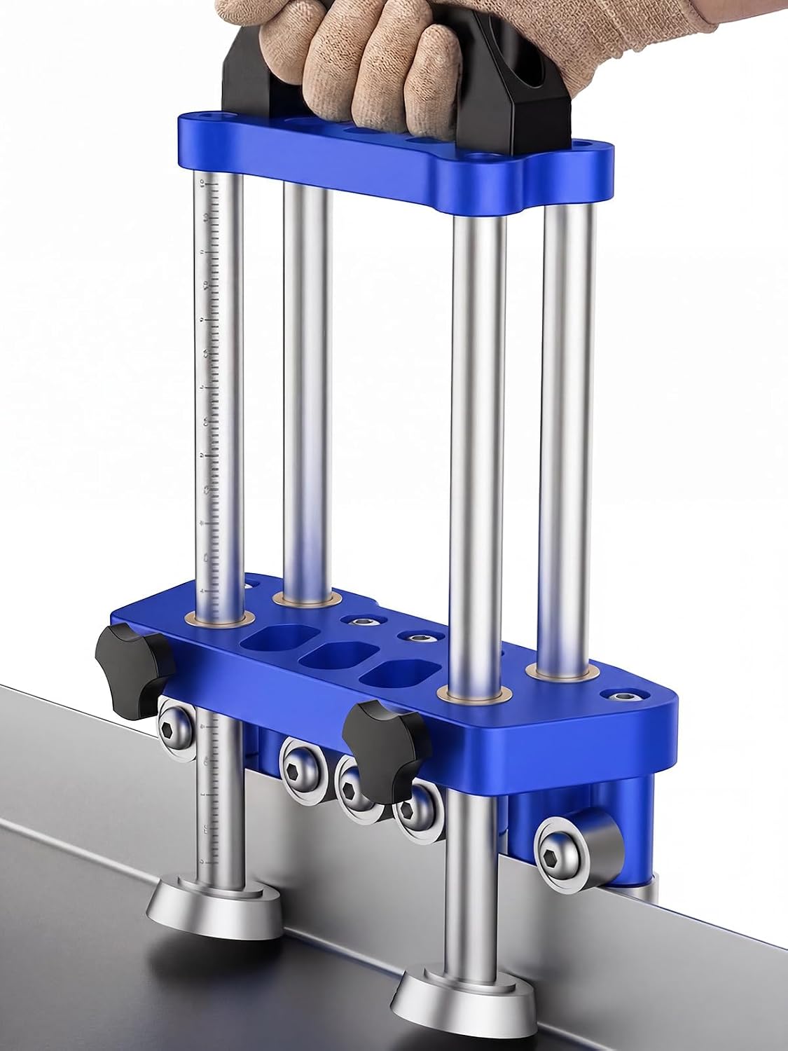 Herramienta doble para doblar bordes metal delgado 100°