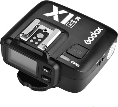 Receptor disparo remoto X1R-N 2.4G para Nikon 5 grupos 32 canales