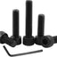 25 Pzas Tornillos M8 x 16-40mm Acero Carbono con Llave
