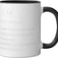Taza cerámica Amaya Name negra/blanca