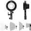 Adaptador montaje luz video COB Moulus X100