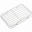 Rejilla de alambre para bandeja de hornear acero inoxidable resistente con 4 patas