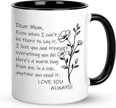 Taza café "I Love You Mom" regalo día madre cumpleaños