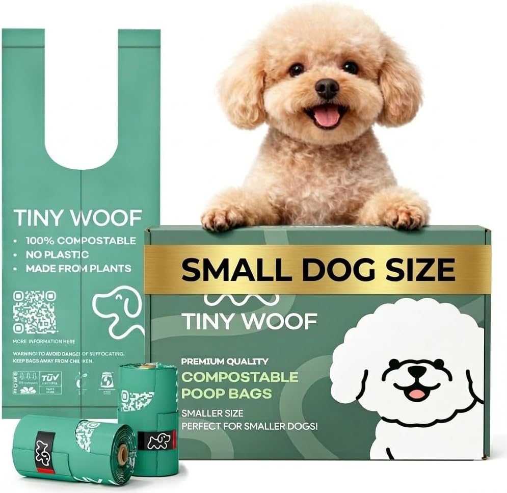 Bolsas compostables para perros mini 360uds con asas
