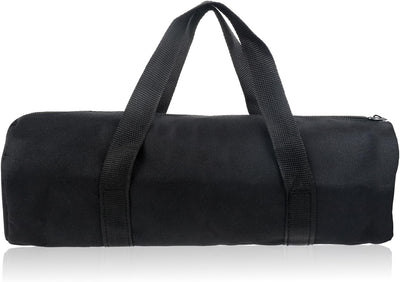 Bolsa herramientas lona 12pulg negra gran capacidad