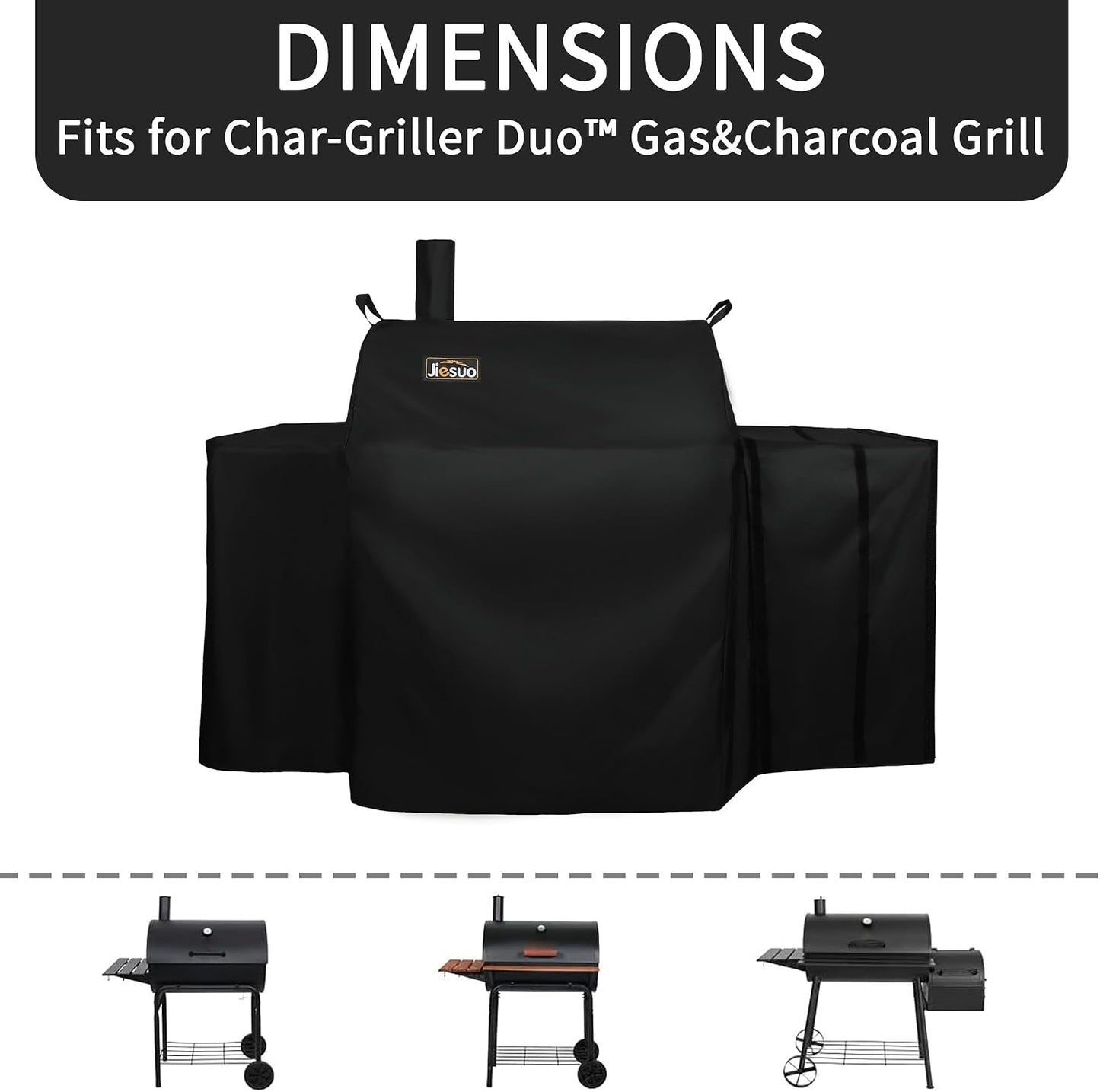 Cubierta parrilla Char-Griller E1224 resistente impermeable
