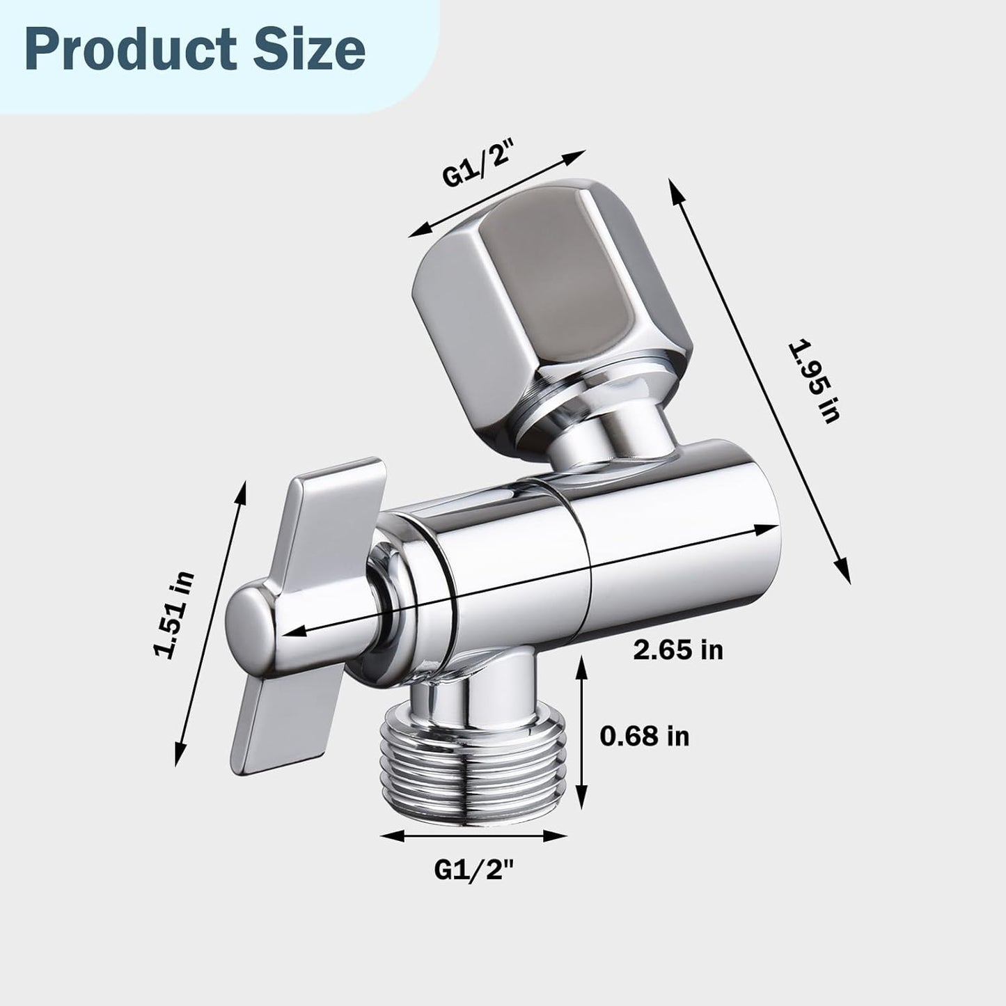Adaptador ducha ajustable acero inox 304 cromado