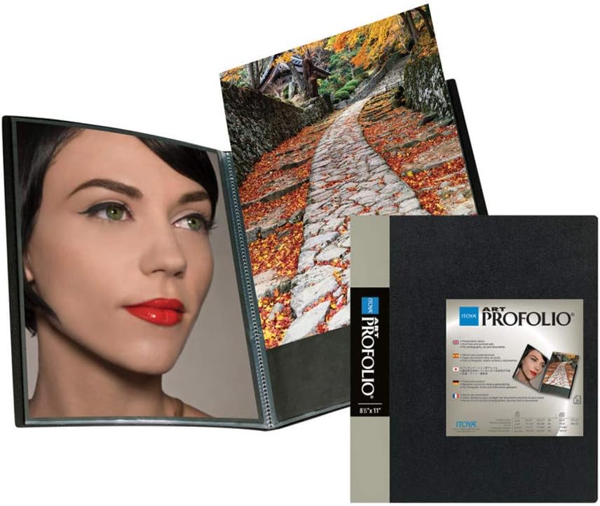 Portafolio 5x7pulg libro exhibición 24 fundas 48 vistas
