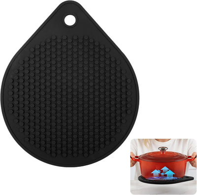 Salvamanteles magnéticos de silicona compatibles con hornos holandeses Le Creuset sin BPA antideslizante 8 pulgadas