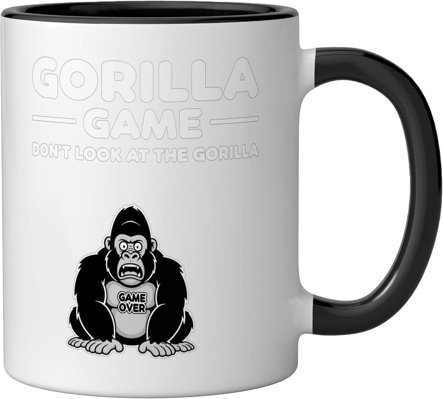 Taza de cerámica con gorila Jungle Animal Humor