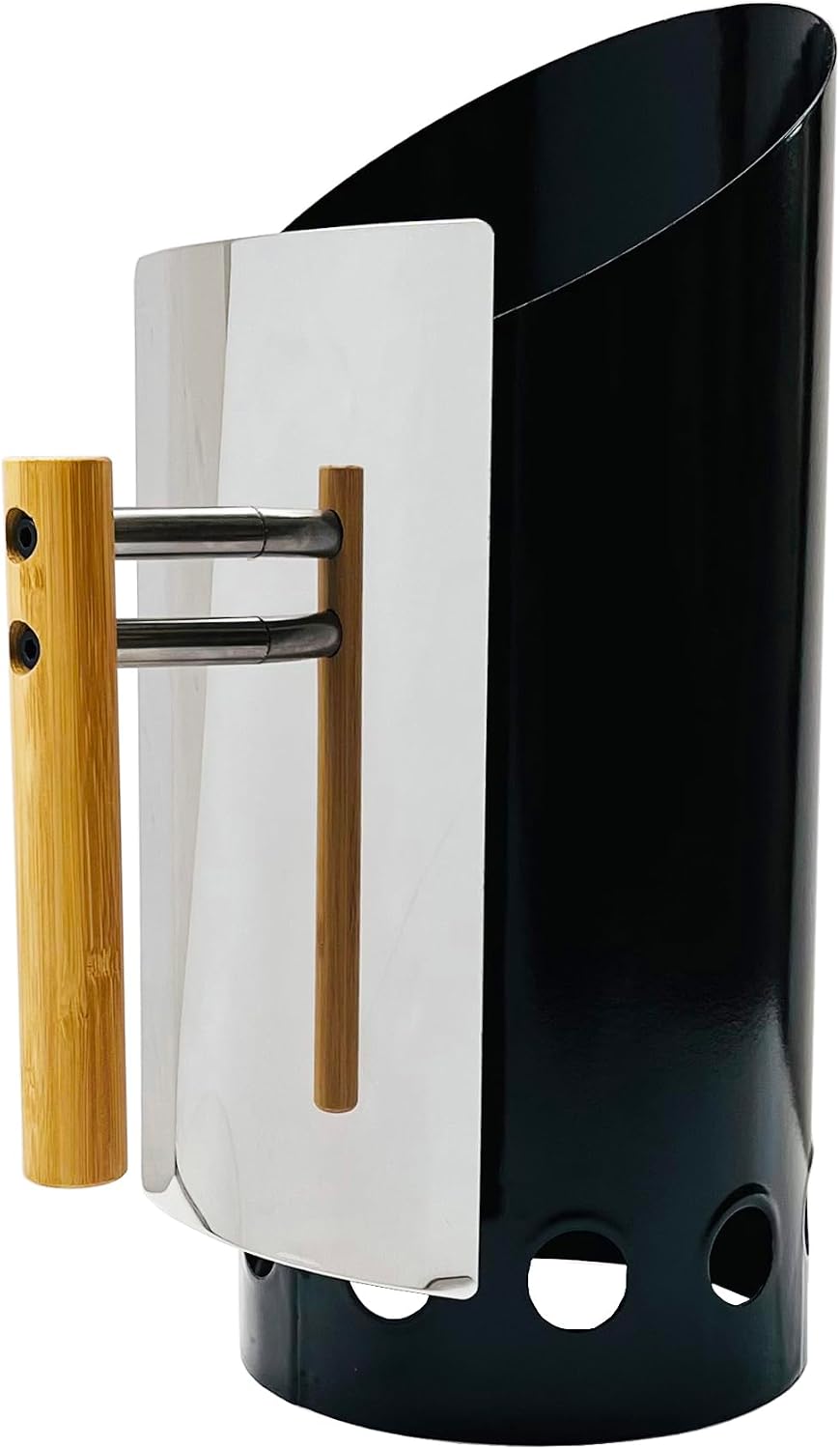 Chimenea carbón leña 6.25x14.5 H doble esmaltado resistente