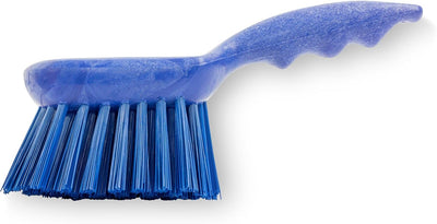 Cepillo utilitario plástico con agujero para colgar 8pulg azul