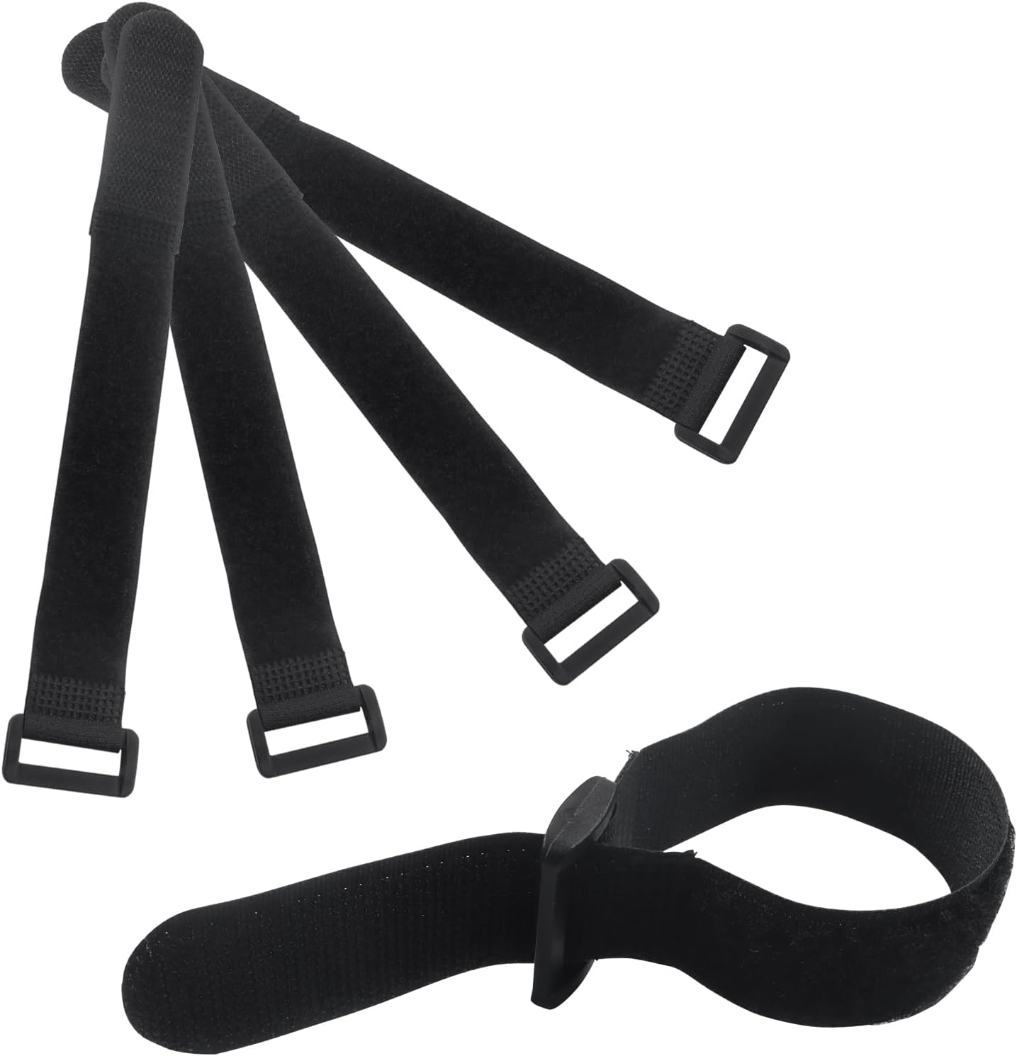 20 Correas Cable Ajustables Hebilla 1x8pulg Reutilizables