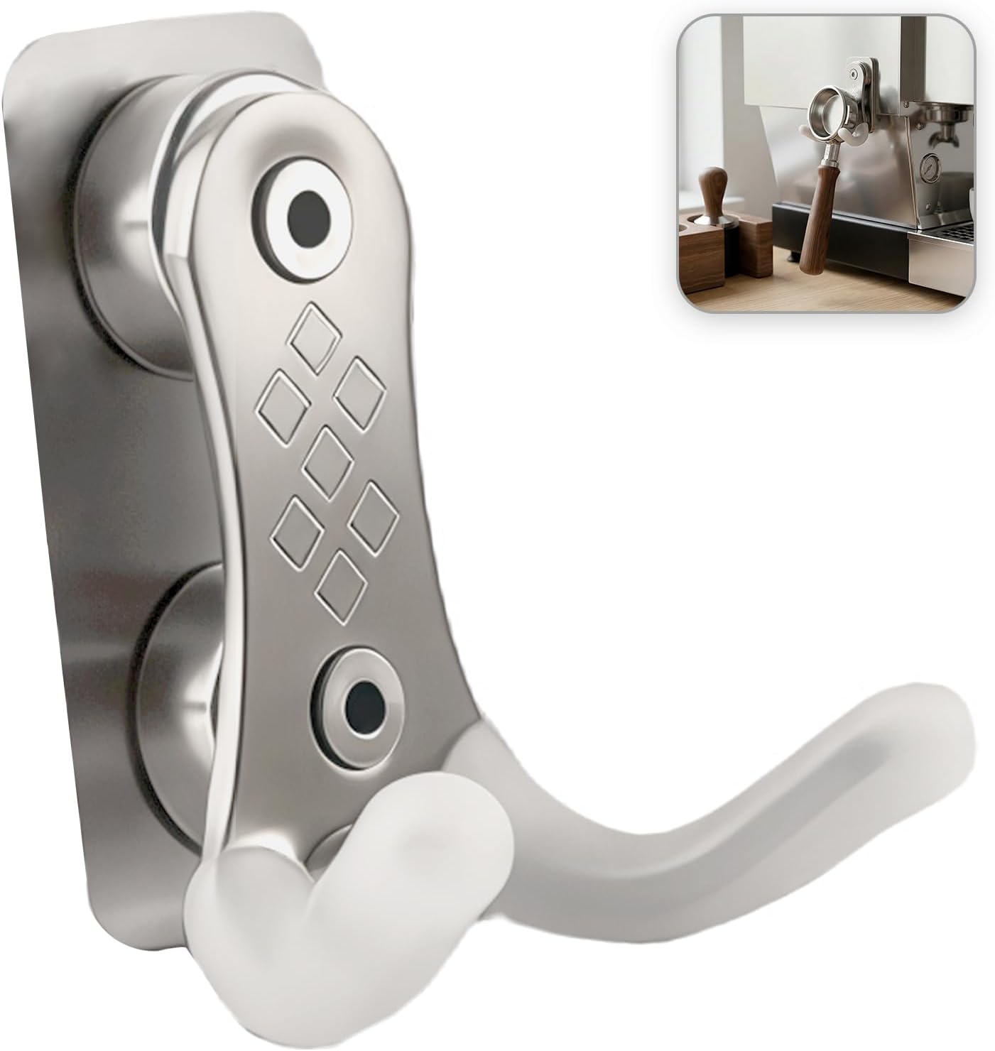 Soporte magnético para portafiltros de pared compatible con Ninja Luxe Cafe y Breville