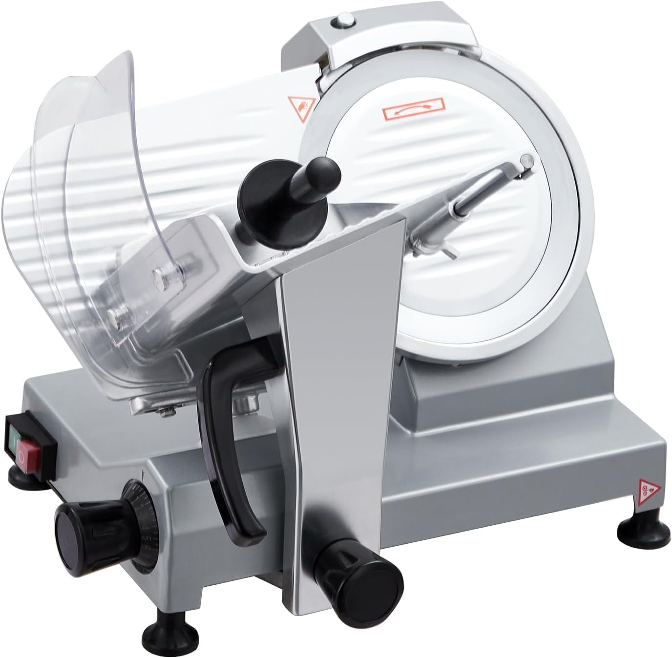 Cortadora carne acero inox 370W ajustable con proteccion infantil