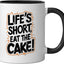 Taza Cerámica Frases Motivadoras Negro/Blanco