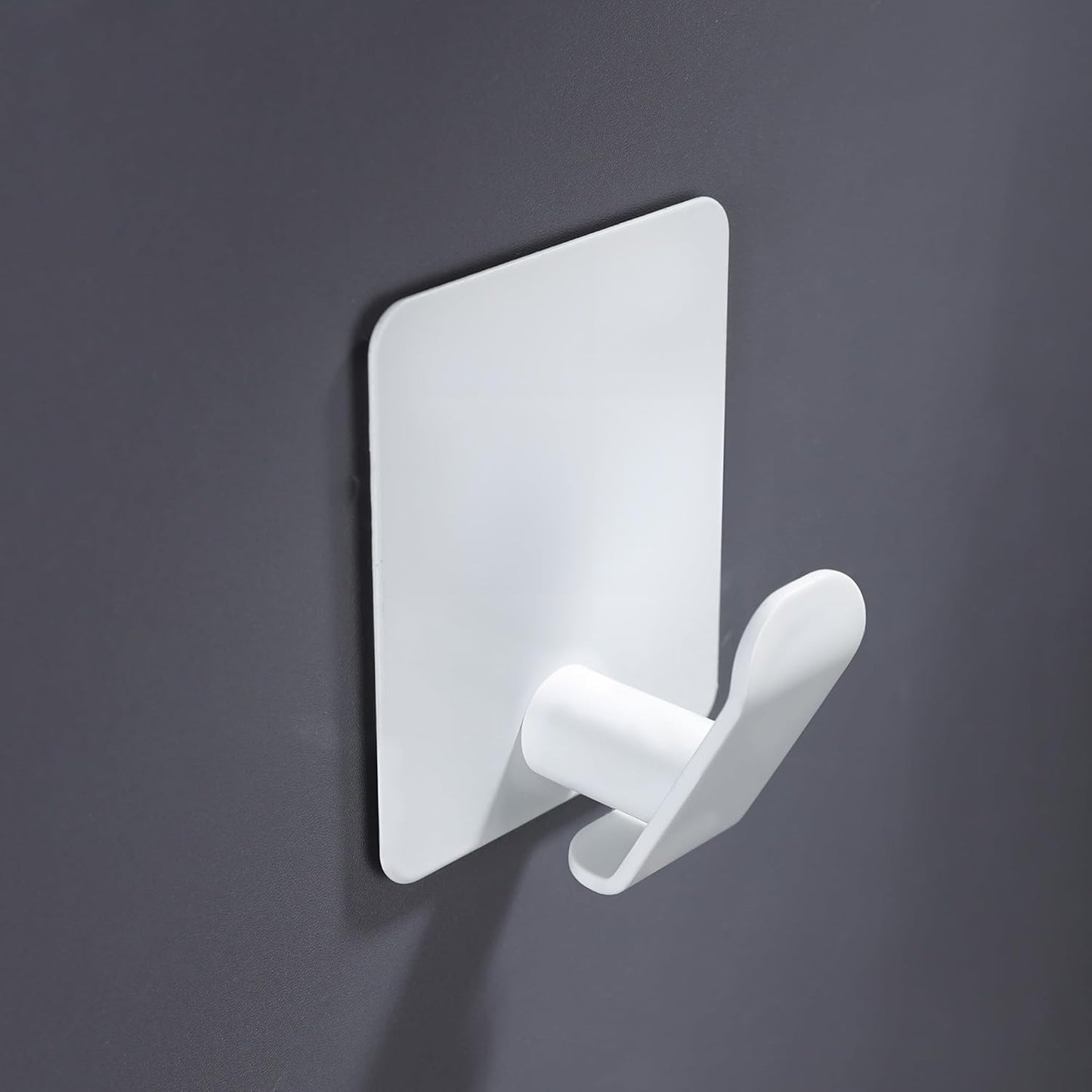 Pack 4 Ganchos Adhesivos Blancos para Toalla Baño Cocina