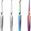 Set 4 Pinzas Inversas Acero Inox para Manualidades